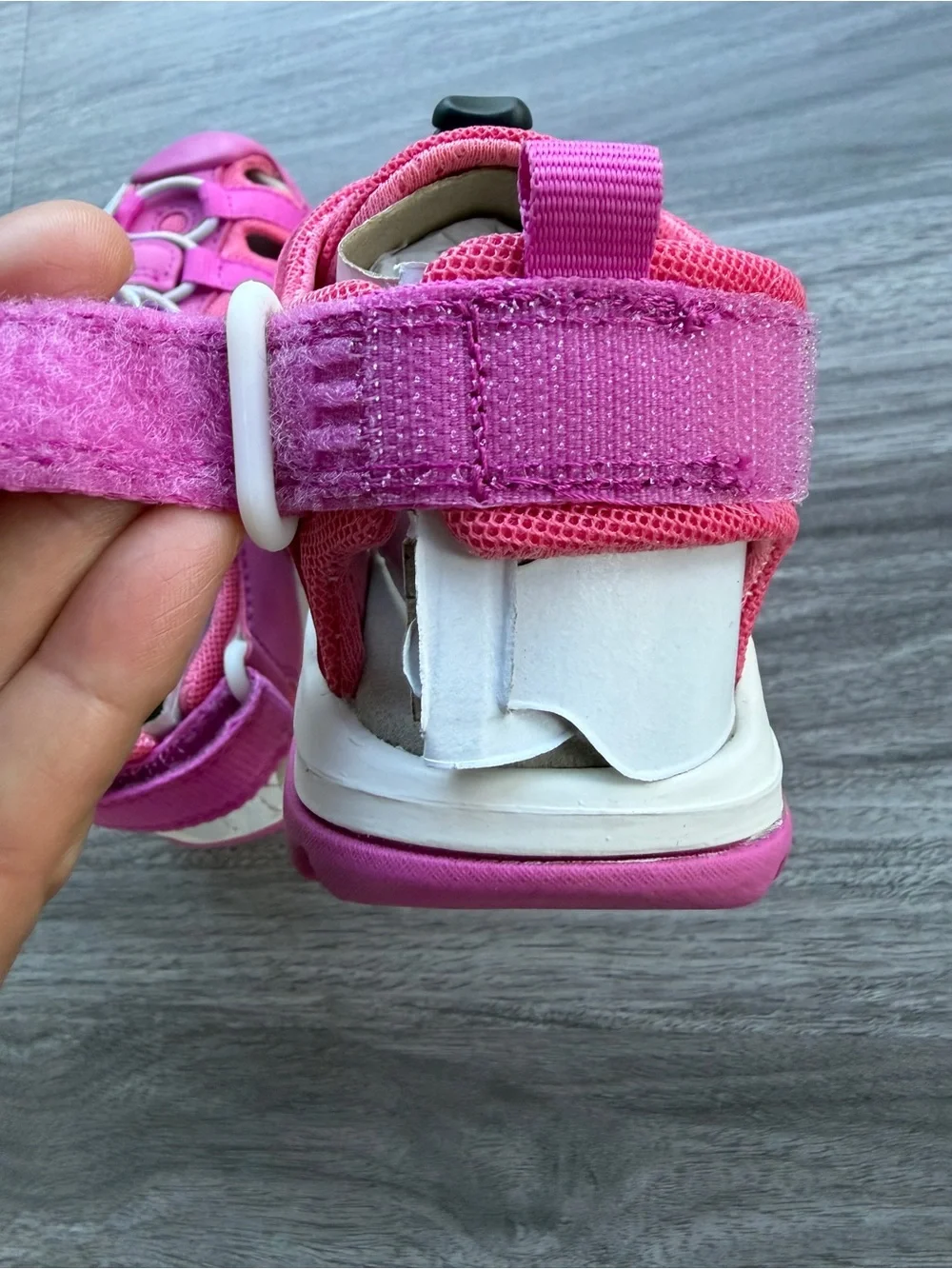 Geox Respira Girls Water Friendly Pink Hiking Sandals Water Shoes Sz 28 / 10.5US